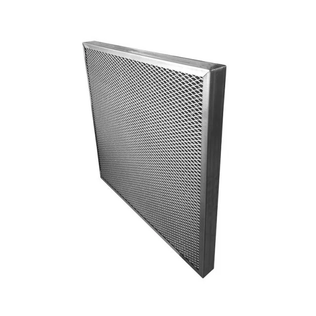 [PRE-INOX-250-250] Préfiltre métallique en paille d'acier inoxydable 250x250mm 