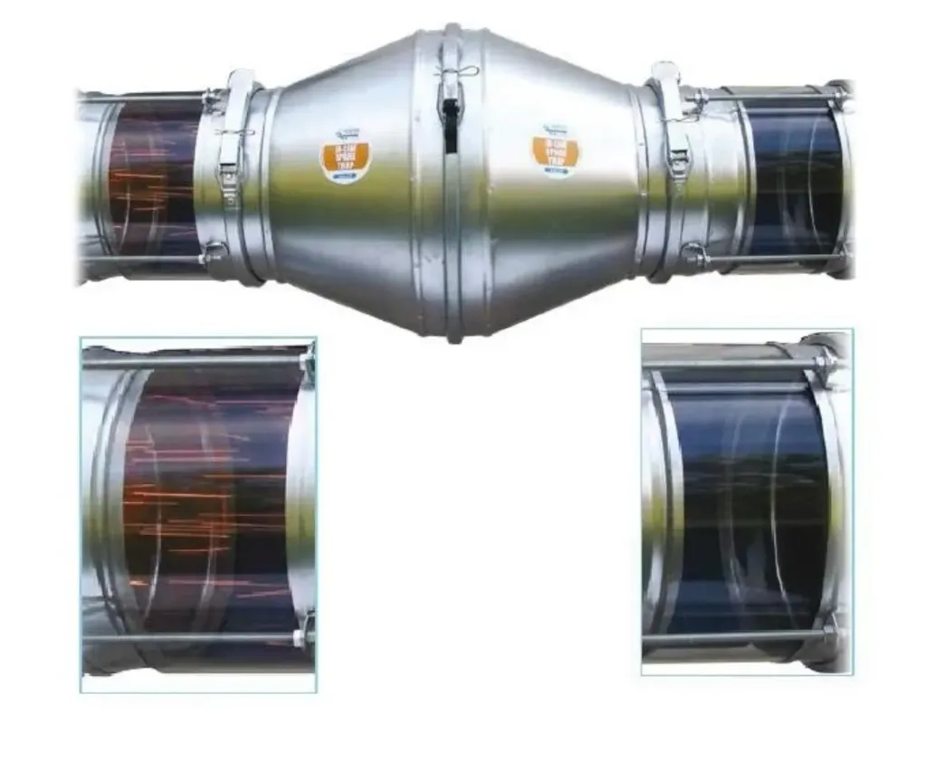 [PAR-ETINC-100] Piège à étincelles en ligne dia. 100mm