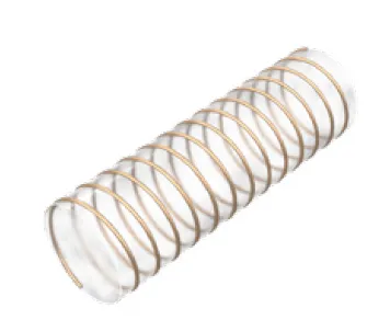[FLEXSPI-ANTIST-100] Tuyau flexible spiralé PUR dia. 100mm pour matériaux abrasifs