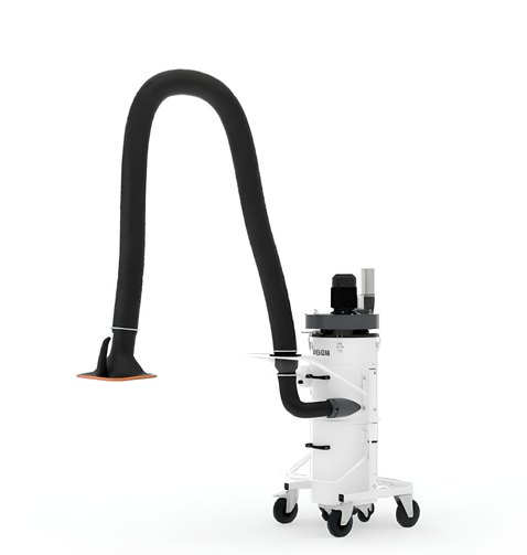 [DU2S022] Aspirateur DUSTFREE 100 2.2kW avec bras articulé autoportant 3 mètres